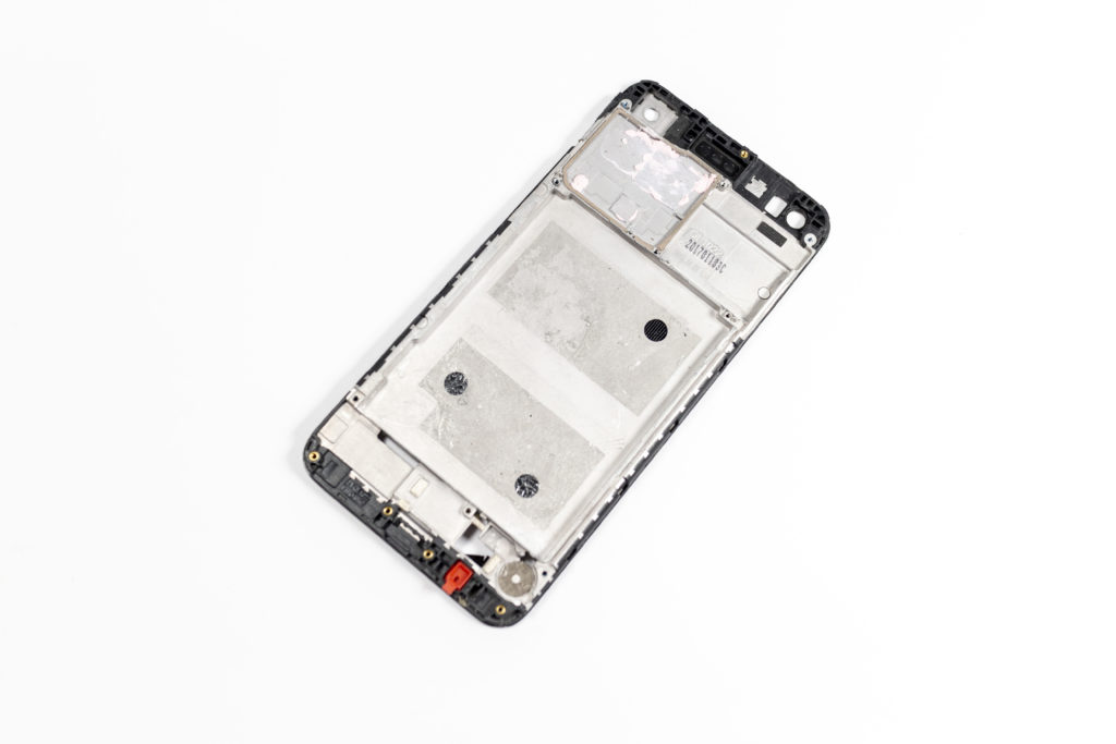 chassis of the smartphone without chipset
